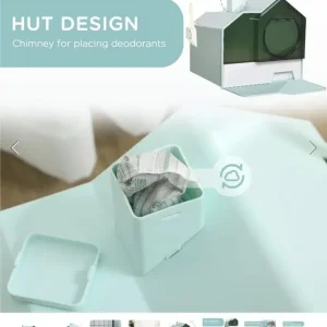 PawHut cat litter box - Image 3