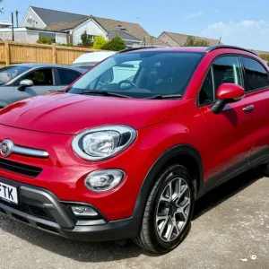 2017 Fiat 500X 1.4T Multi-Air Cross 5-door Red – 44k miles, low mileage, full service history