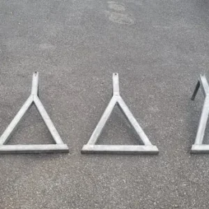 Rally car galvanised sill stands
