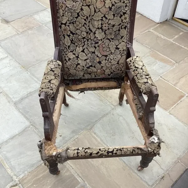 Vintage wooden chair frame