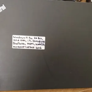 Lenovo ThinkPad with Windows 11, Office 2016, 16GB RAM, Backlit Keyboard - Image 3