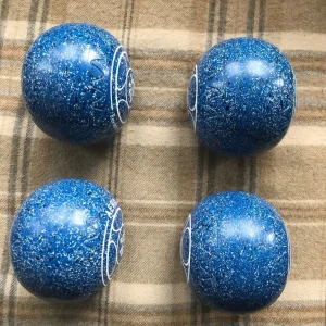 Aero Revolution size 3.5H WB24 Z grip blue with black/white speckle. Lion motif - Image 3