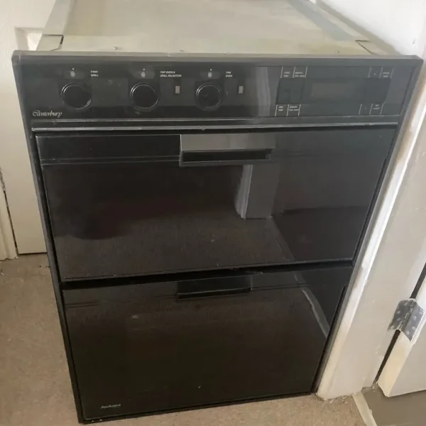 Integrated double oven grill electric