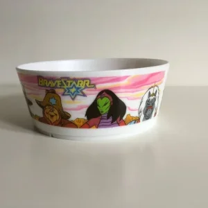 Vintage 1980s Bravestarr Breakfast Bowl with Bluebird Toys - Image 2