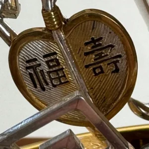 Japanese Takehiko Seki silver treasure ship on silver plated wave base - Image 4