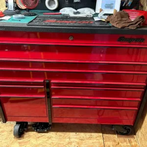 Master Series Snap-On Tool Box (KTL1022 54”) and Snap-On Tools