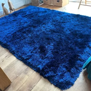 NEXT Deep Blue Shag Rug - Image 2