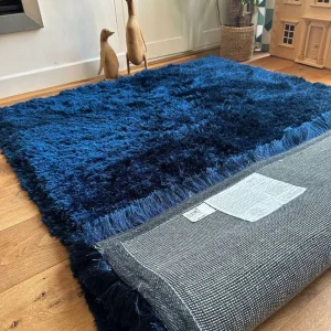 NEXT Deep Blue Shag Rug - Image 6