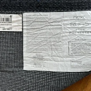 NEXT Deep Blue Shag Rug - Image 8