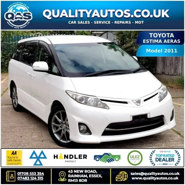 2011 Toyota Estima Aeras 2.4L Auto with Leather Seats