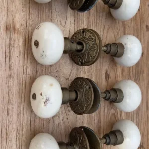 Nkuku ceramic door knobs