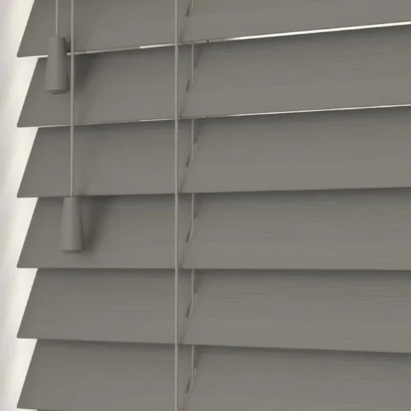 Faux wood Venetian blind