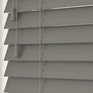 Faux wood Venetian blind