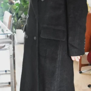 Albaray Women's Double Breasted Black Tailored Coat Size 8 - Image 2