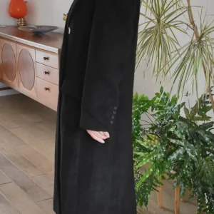 Albaray Women's Double Breasted Black Tailored Coat Size 8 - Image 3