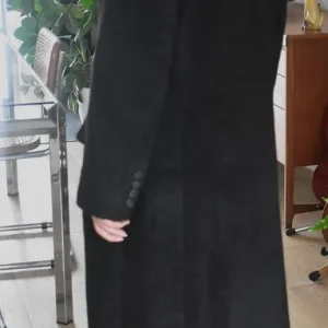 Albaray Women's Double Breasted Black Tailored Coat Size 8 - Image 6