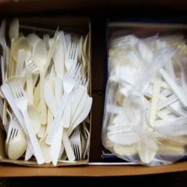 Plastic Knives Forks and Spoons