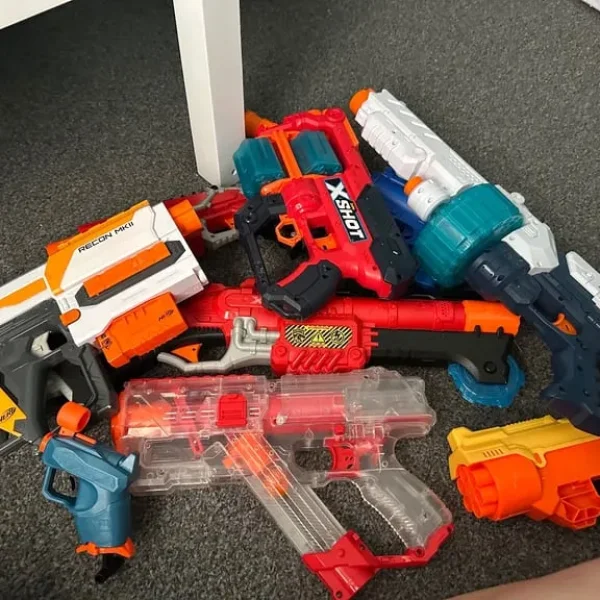 Bundle of toy guns