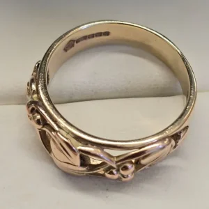 9ct CLOGAU GOLD TREE OF LIFE RING - Image 2
