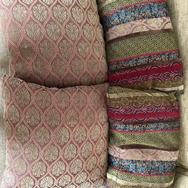 Feather filled sofa cushions