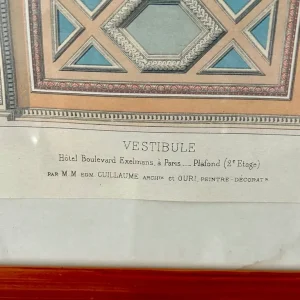 Antique Chromolithograph of Hôtel Boulevard Exelmans, Paris - Image 3