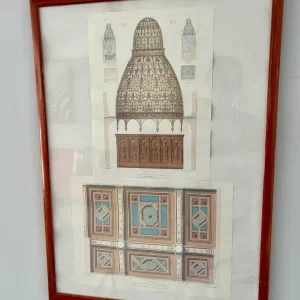 Antique Chromolithograph of Hôtel Boulevard Exelmans, Paris
