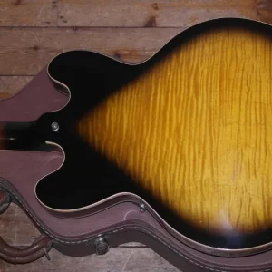 1997 Gibson ES-335 semi acoustic sunburst flame maple - Image 4