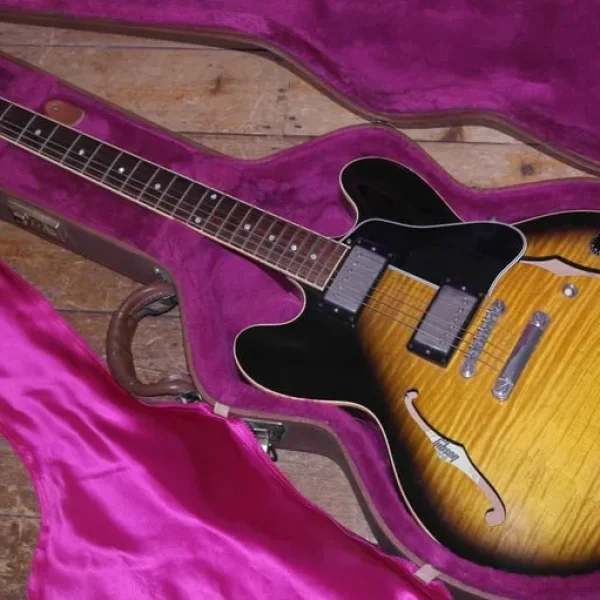 1997 Gibson ES-335 semi acoustic sunburst flame maple