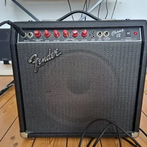 Fender Champ 12 (Red Knob) Tube Guitar Combo with 12" Speaker - Image 3