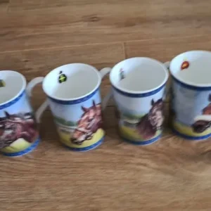 Full Set of Danburry Mint Racing Legends Mugs by Graham Isom - Image 2