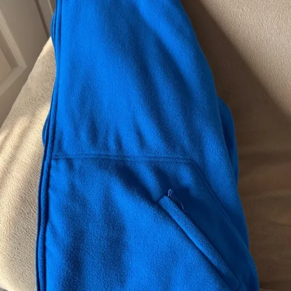 3xl blue fleece jacket