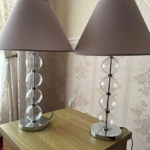 2 table lamps with shades - Image 2