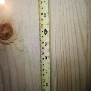 Ikea LerHamn square table. Solid wood top with white legs - Image 3