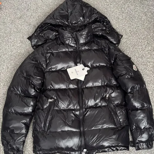 Moncler Maya black puffer jacket