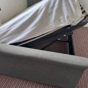 Small Double Ottoman Lift Up Bed & Mattress - Image 4