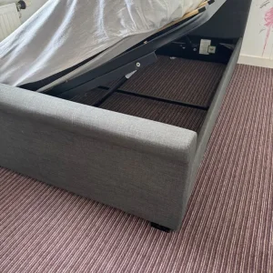 Small Double Ottoman Lift Up Bed & Mattress - Image 5