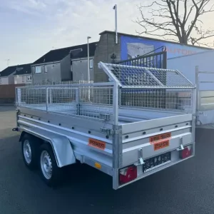 10ft x 5ft Twin Axle Trailer with 40cm Mesh, 130 Towing Capacity - Image 8