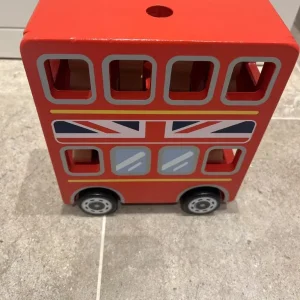 Toy wooden bus