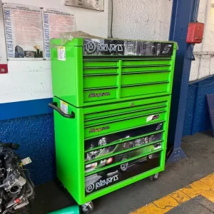 Snap On 40 inch rare players roll cab and cabinet toolbox - Image 2