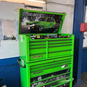 Snap On 40 inch rare players roll cab and cabinet toolbox
