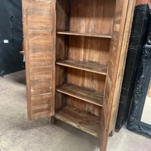 Reclaimed Indian Boat Wood Storage Cupboard - Image 4