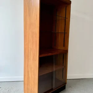 Vintage Glass Display Cabinet Tall - Image 2
