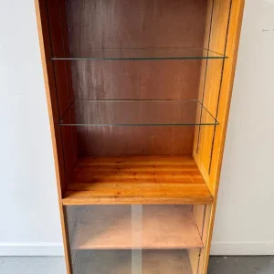 Vintage Glass Display Cabinet Tall - Image 5