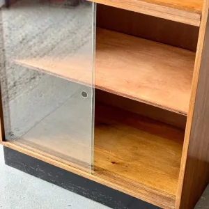 Vintage Glass Display Cabinet Tall - Image 6