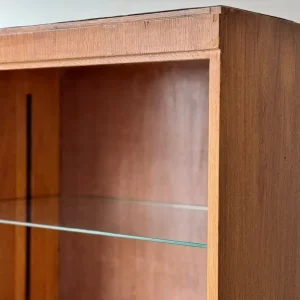 Vintage Glass Display Cabinet Tall - Image 8