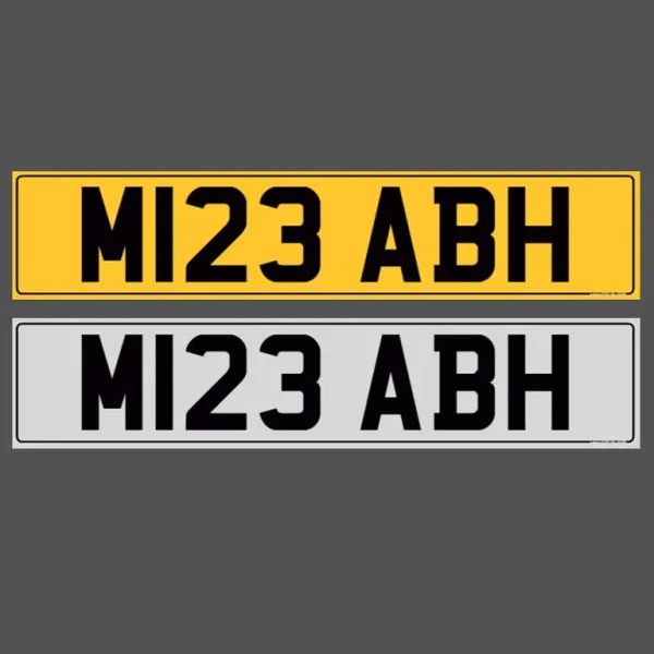 M123 ABH - MEABH Registration Number Plate