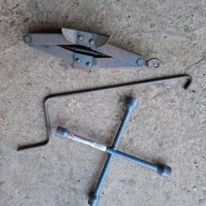 Car Jack and Wheel Brace