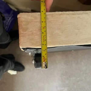 Kingsize low rise bed base. As new. - Image 2