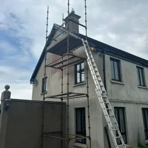 Scaffolding setup