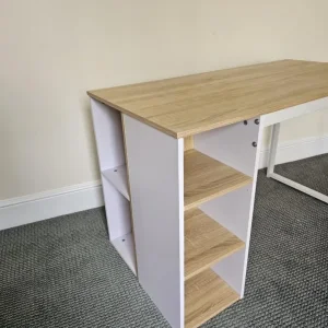 oak and white desk with DELIVERY | in Patchway, Bristol - Image 4